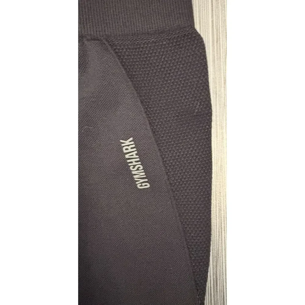 Gymshark Seamless High Waisted Leggings Women’s Medium Black Logo Back Waist